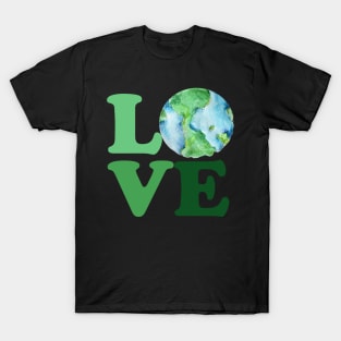 Earth day love T-Shirt